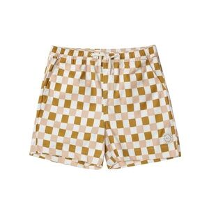Rylee + Cru Boys Boardshort - Retro Check sz 6 - 7 Y (6T)
swim trunks